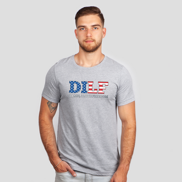 damm i love freedom gray shirt - colored
